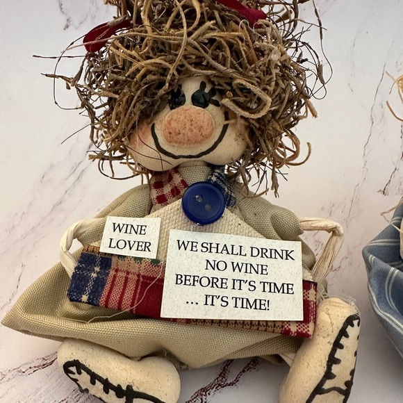 2 Pieces HIS & HER Wine Lovers Decors - Picture 4 of 7